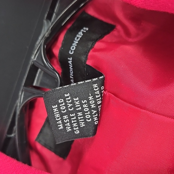 Ruffle Collar Pink Jacket M - Picture 5 of 8